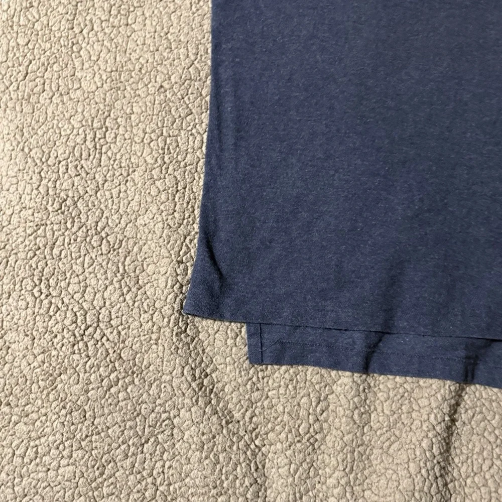 Polo Ralph Lauren Men's Size L Gray/Blue Polo Shirt Vintage Y2K